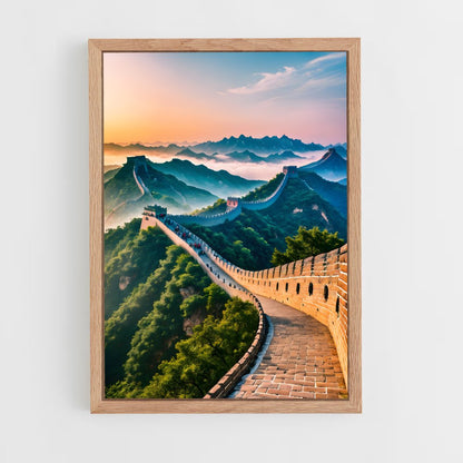 great-wall-of-china-7 cadre Bois clair