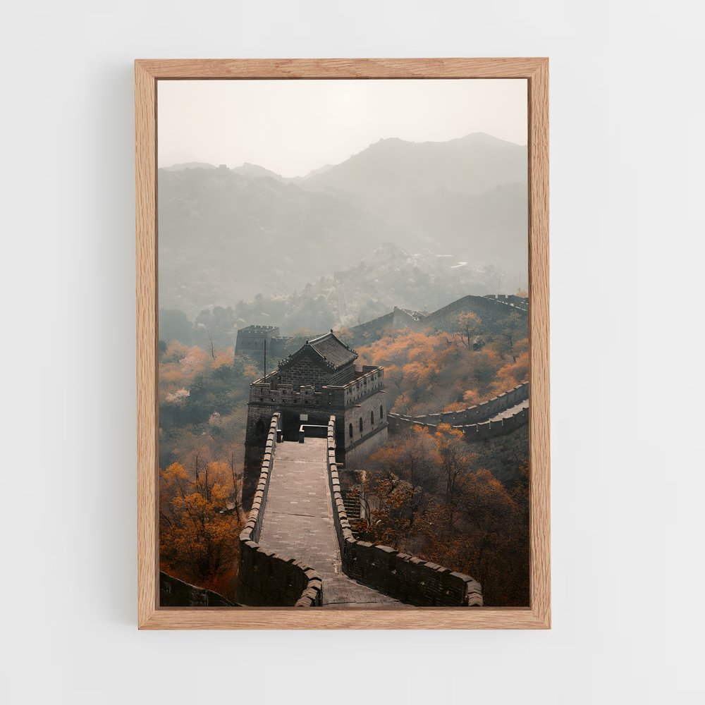 great-wall-of-china-9 cadre Bois clair
