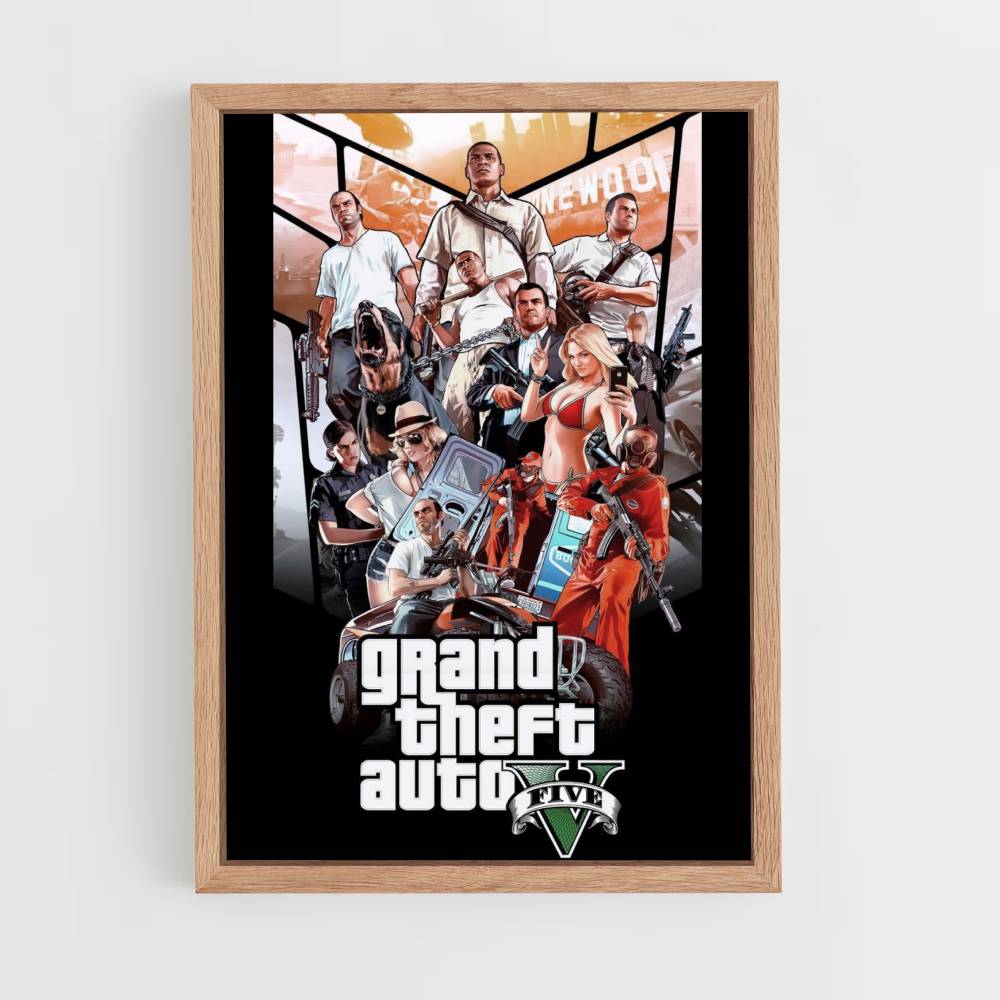 Affiche GTA 5 Prime