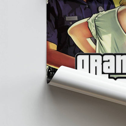 Poster GTA V Vrouw