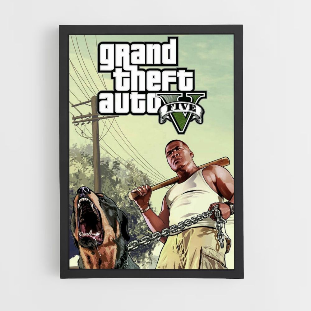 Poster GTA V Hond