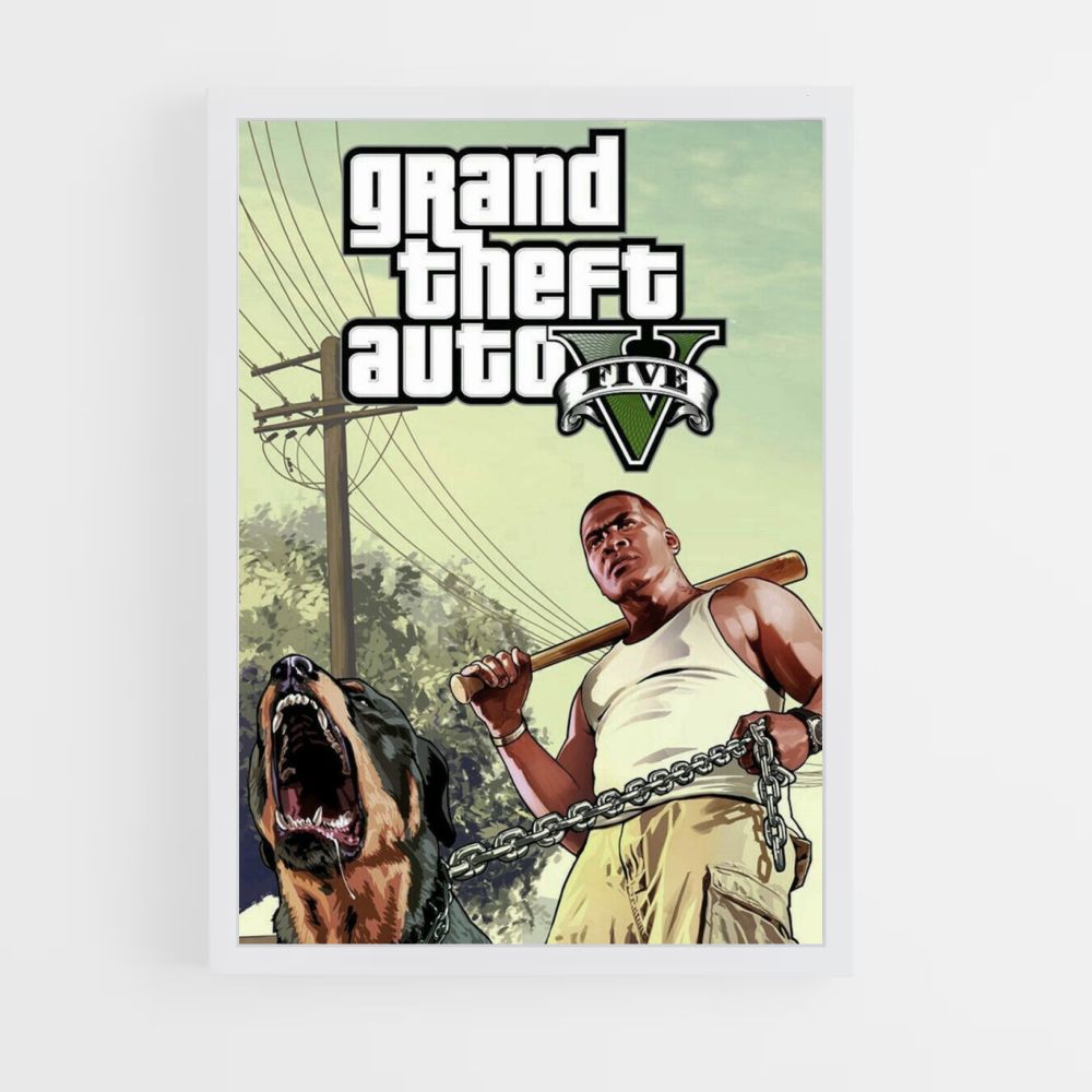 Poster GTA V Hond