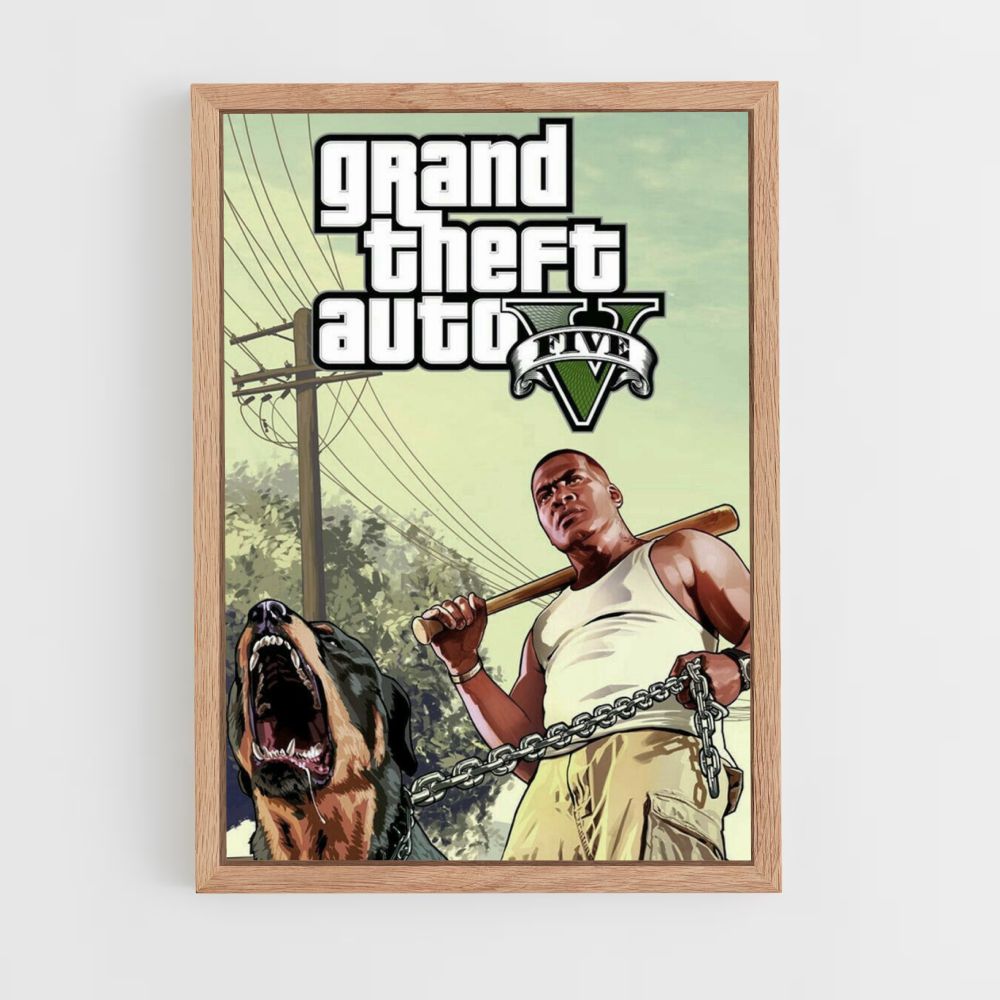 Poster GTA V Hond