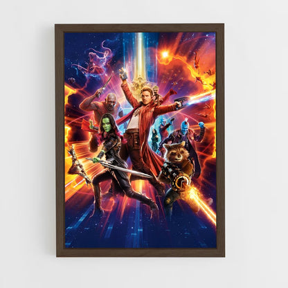 guardian-of-the-galaxy-6 cadre Bois foncé