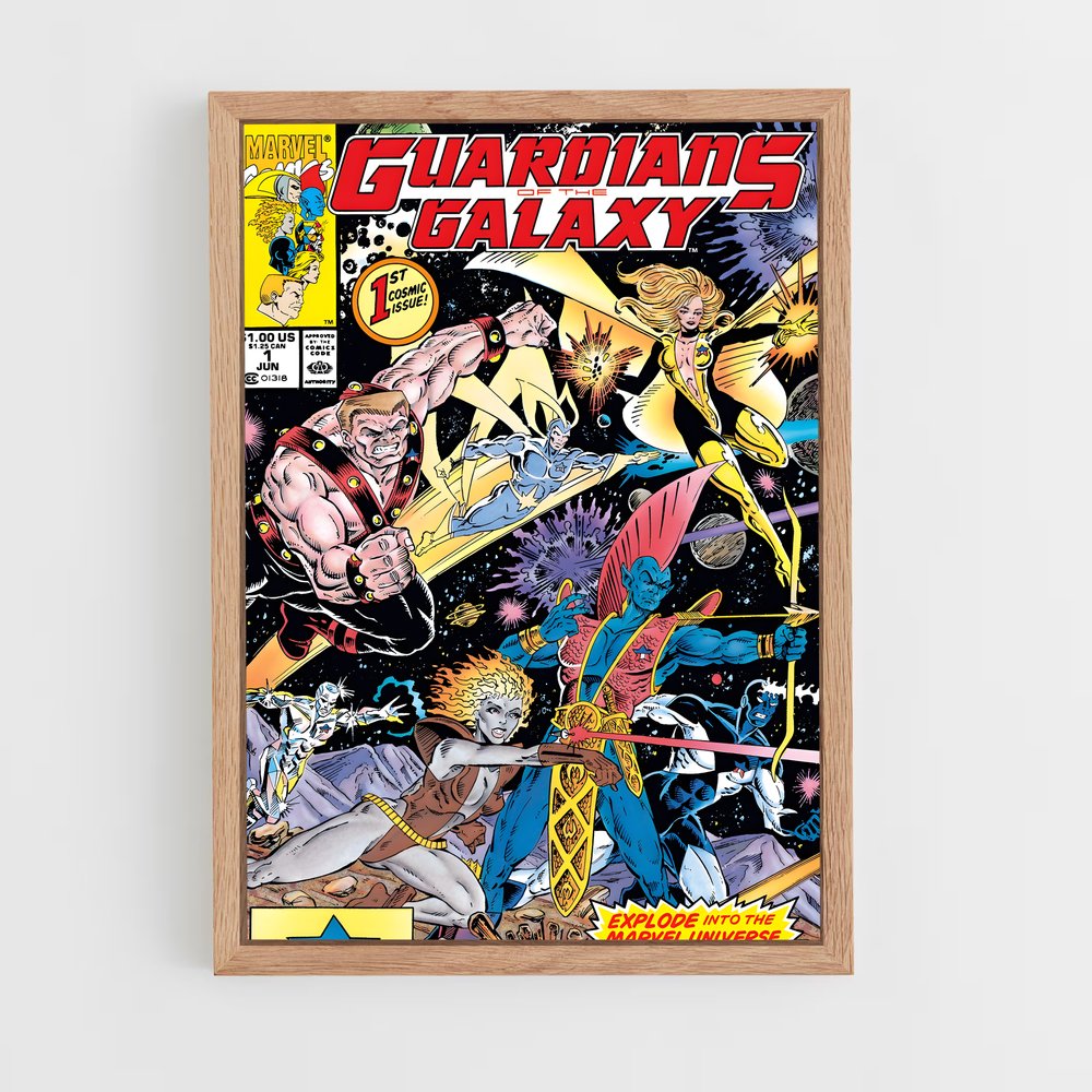 guardian-of-the-galaxy-8 cadre Bois clair