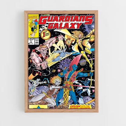 guardian-of-the-galaxy-8 cadre Bois clair