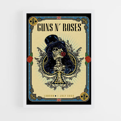 guns-n-roses-10 cadre Blanc