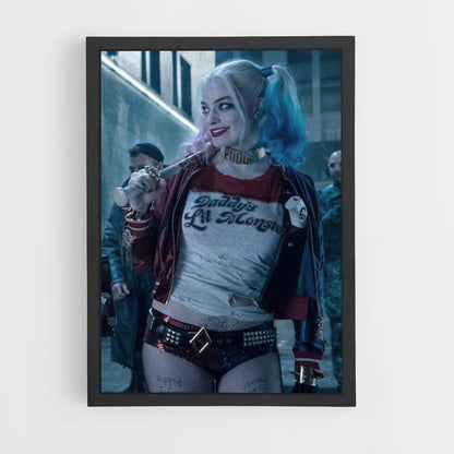 Poster Harley Queen glimlach