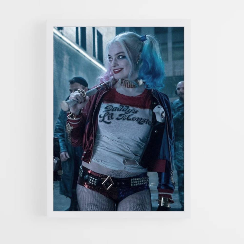 Poster Harley Queen glimlach