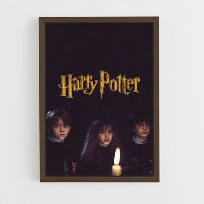 harry-potter-20 cadre Bois foncé