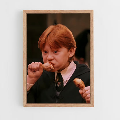 harry-potter-7 cadre Bois clair
