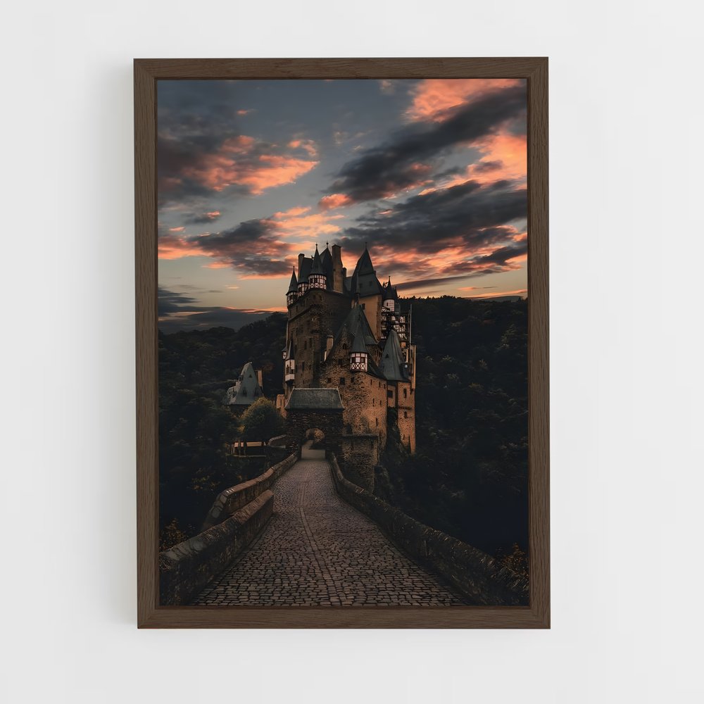 harry-potter-9 cadre Bois foncé
