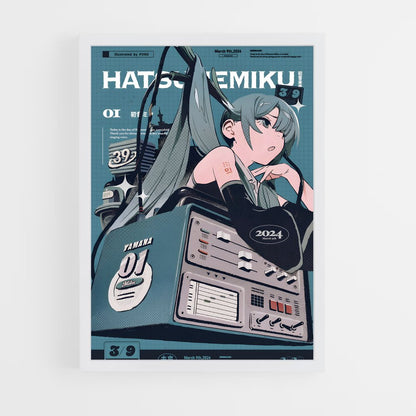hatsune-miku-3 cadre Blanc
