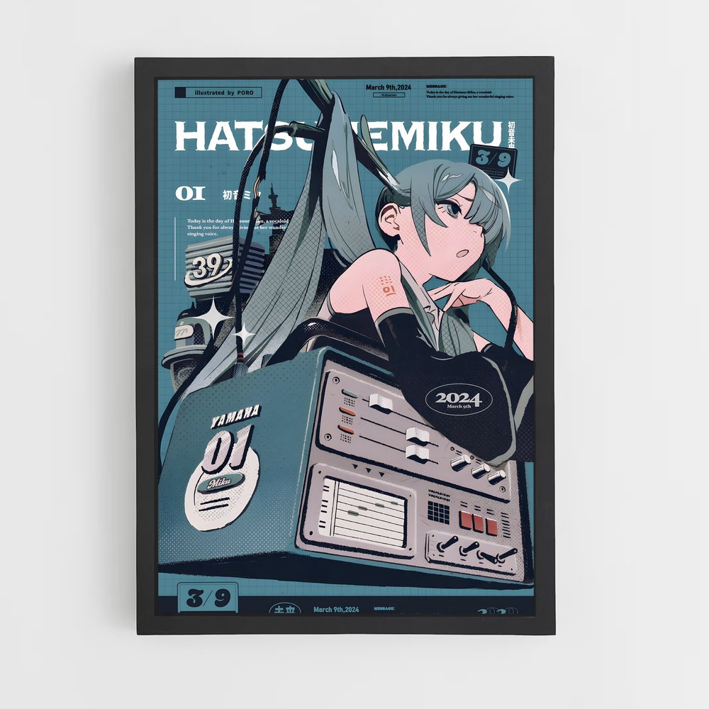 hatsune-miku-3 cadre Noir