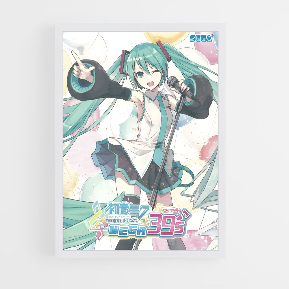 hatsune-miku-4 cadre Blanc