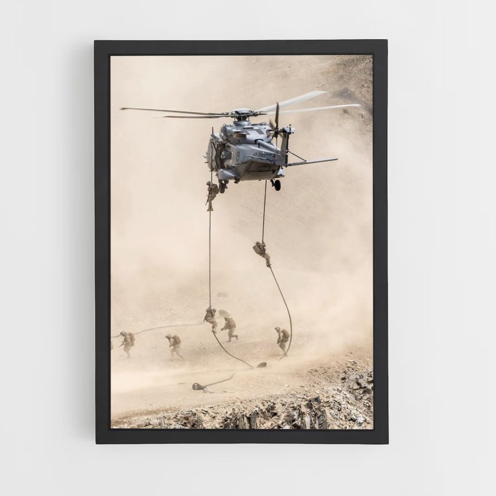 Poster Helikoptertroepen