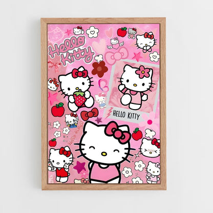 hello-kitty-20 cadre Bois clair