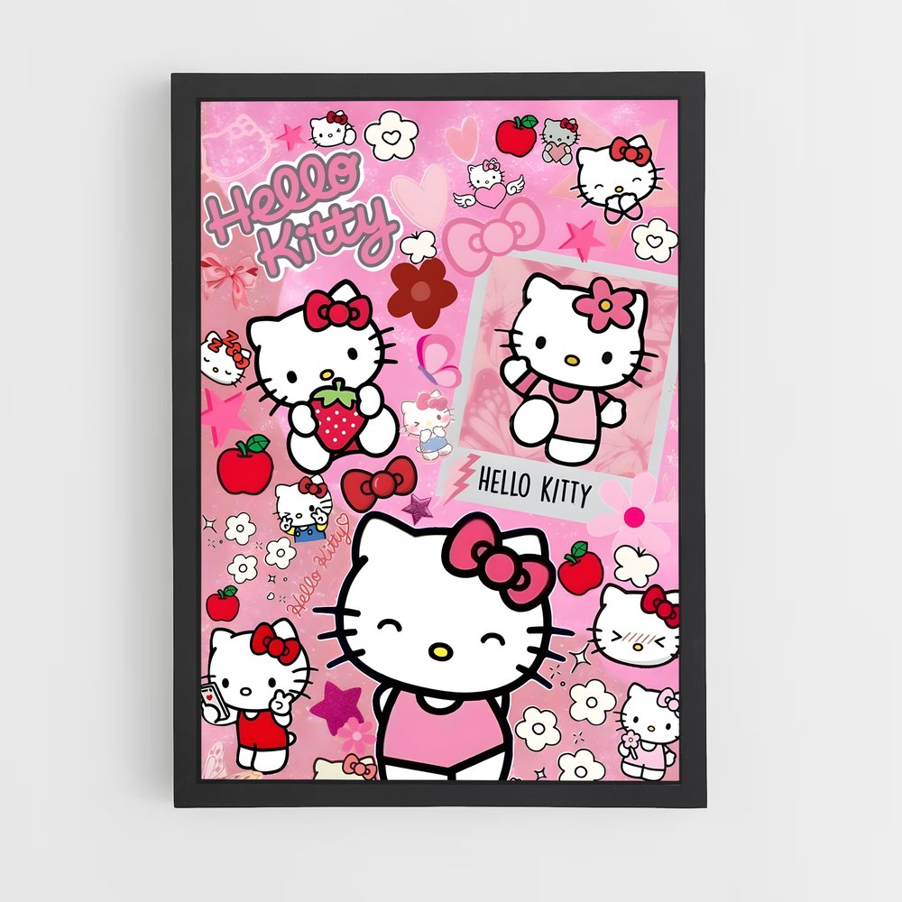 hello-kitty-20 cadre Noir
