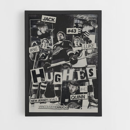 hockey-29 cadre Noir
