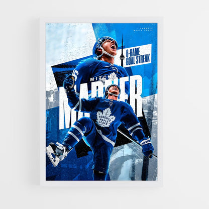 hockey-34 cadre Blanc