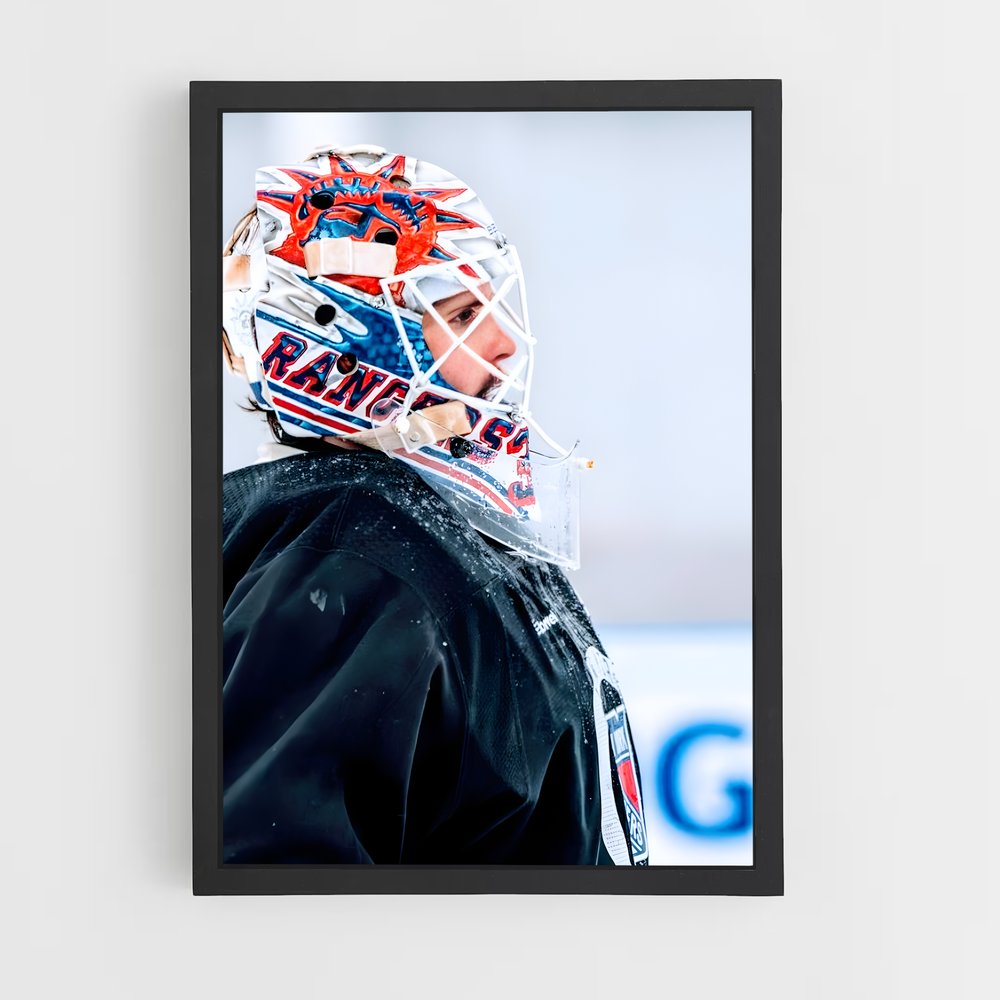 hockey-7 cadre Noir