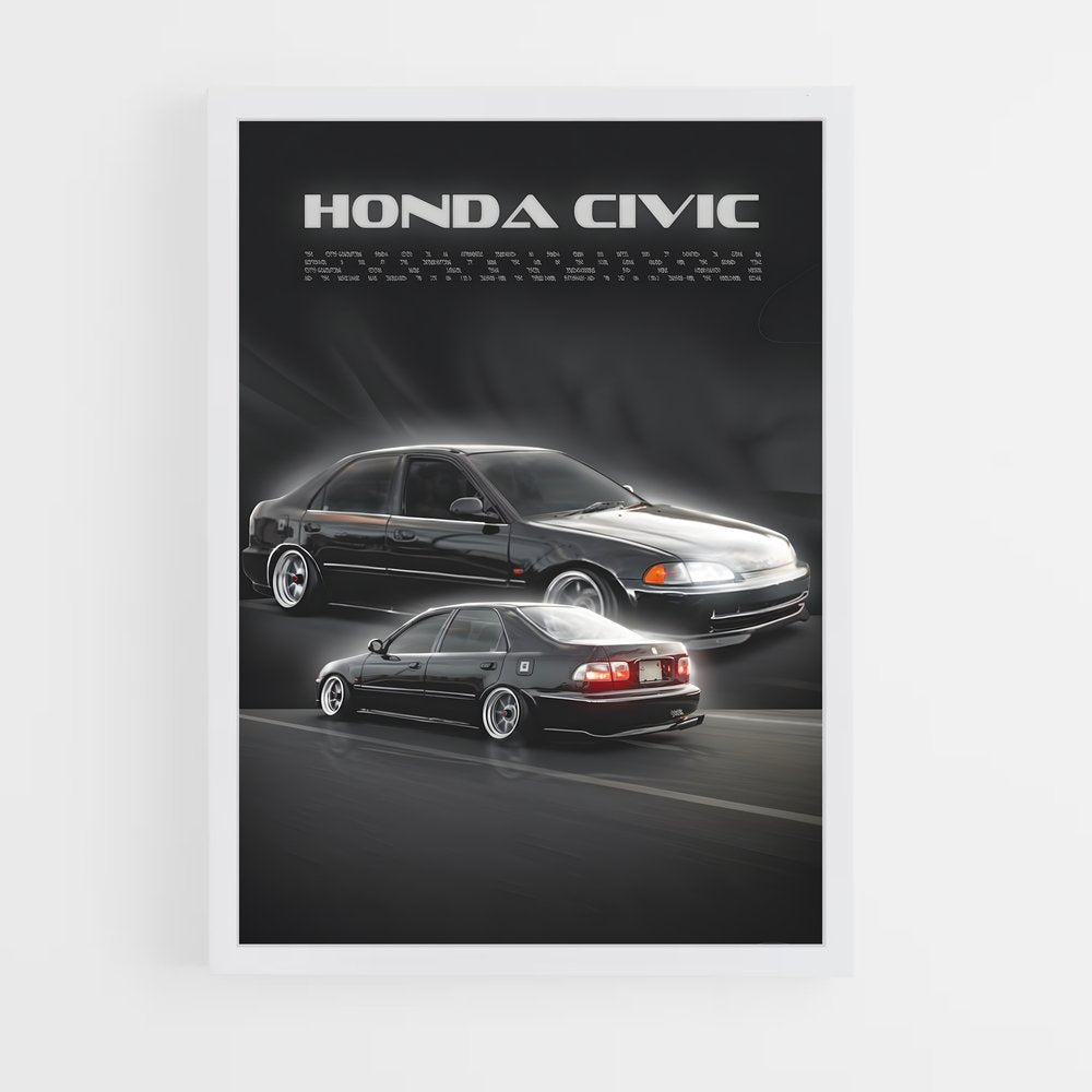 honda-12 cadre Blanc
