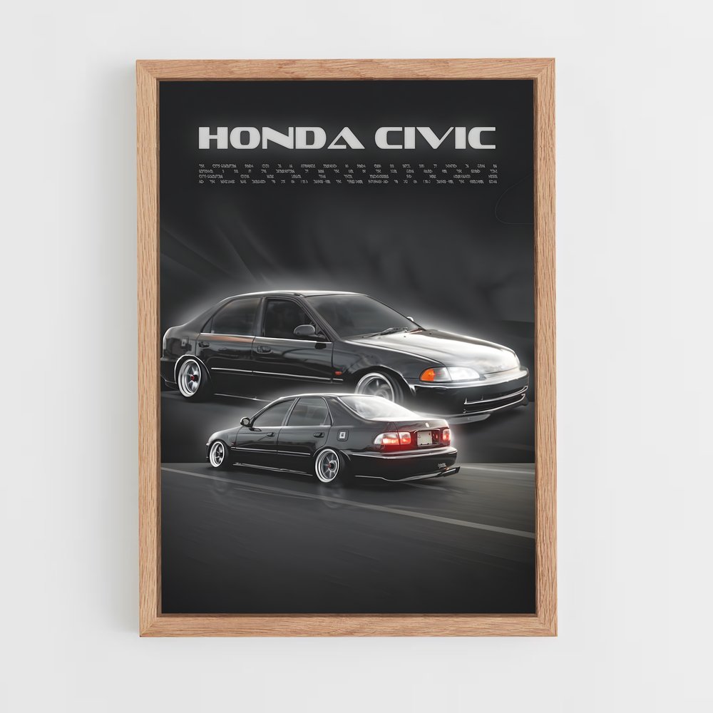 honda-12 cadre Bois clair