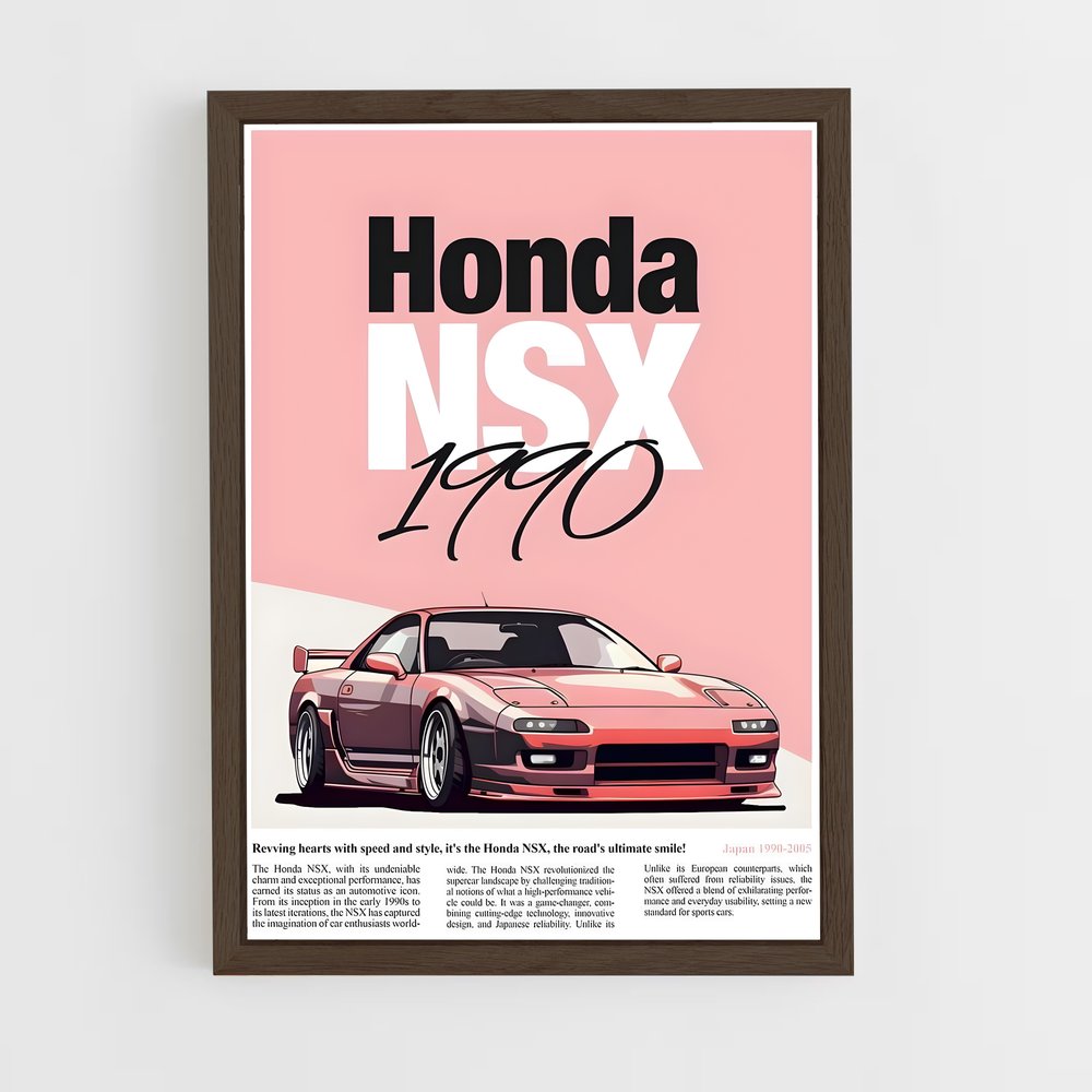 honda-19 cadre Bois foncé