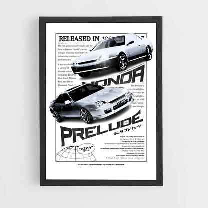 honda-5 cadre Noir