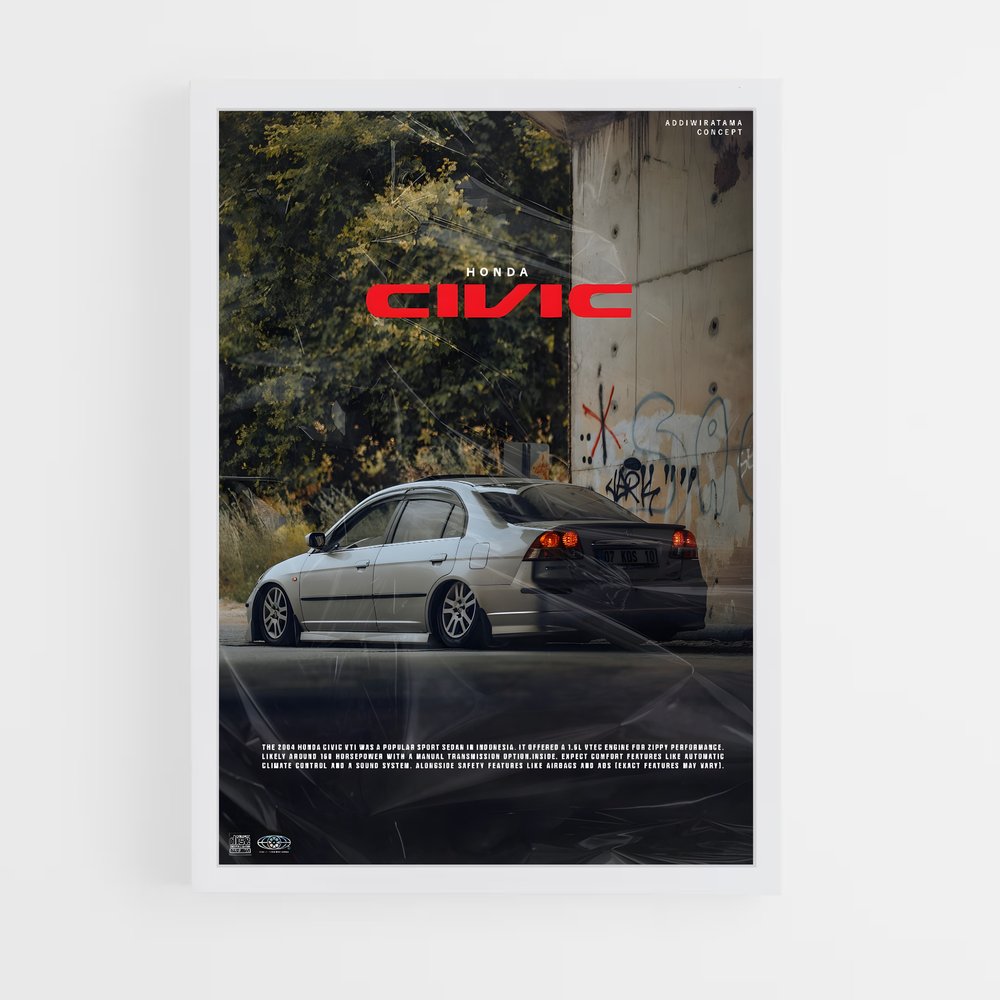 honda-7 cadre Blanc