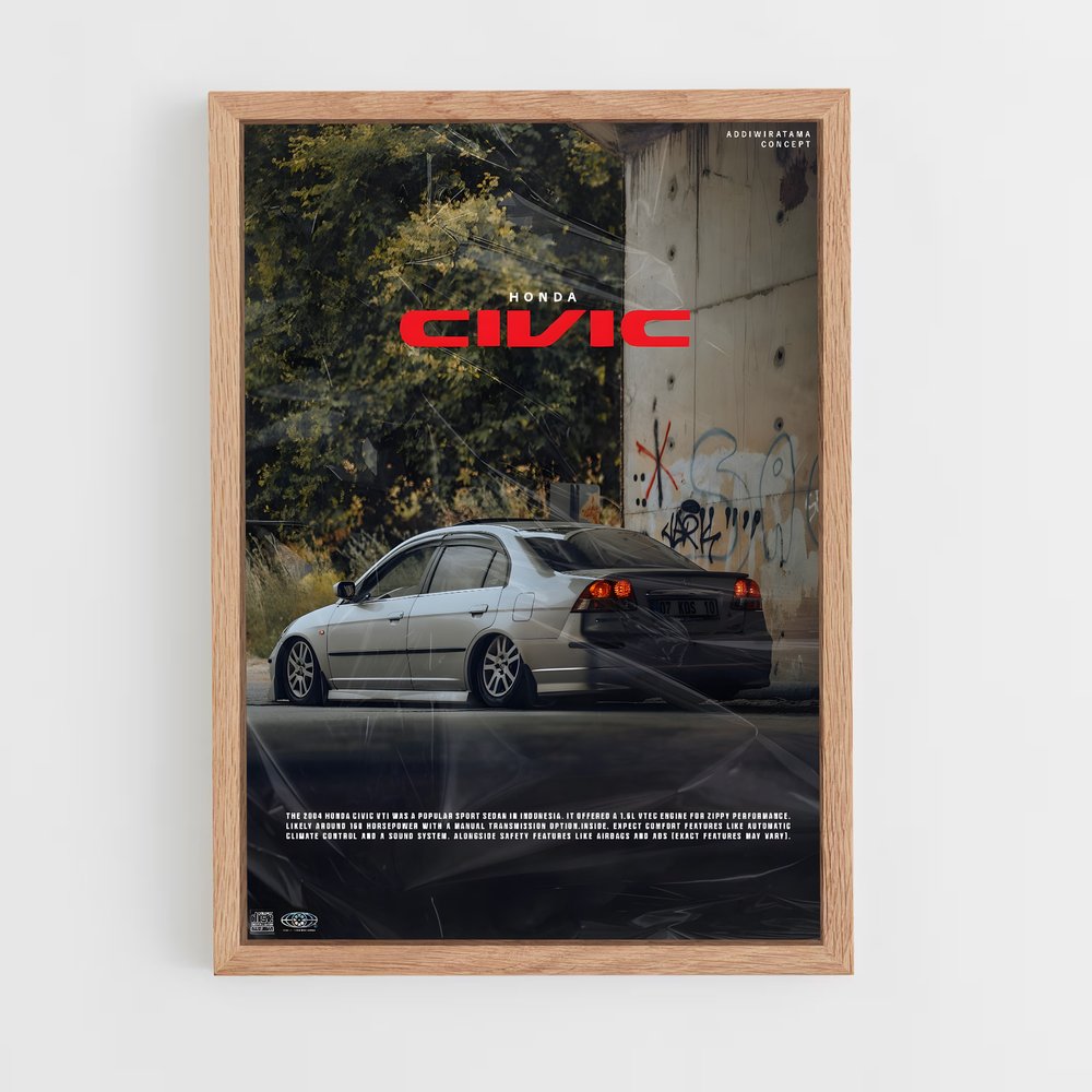 honda-7 cadre Bois clair