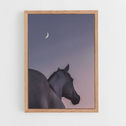 horse-1 cadre Bois clair