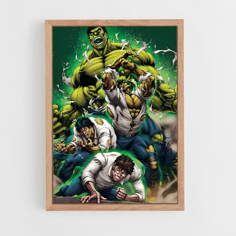 hulk-4 cadre Bois clair