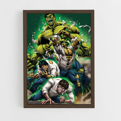 hulk-4 cadre Bois foncé