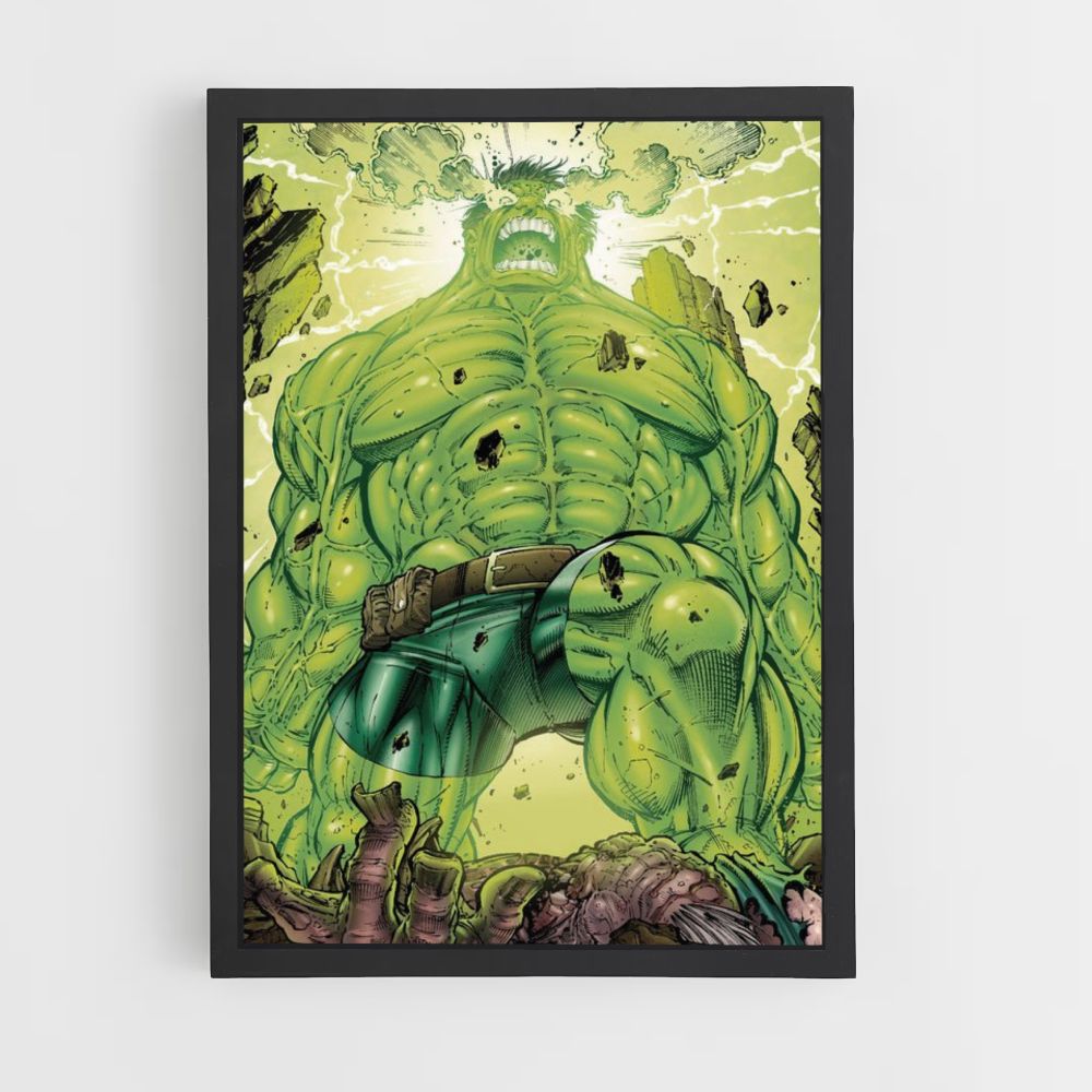 Poster Radioactieve Hulk