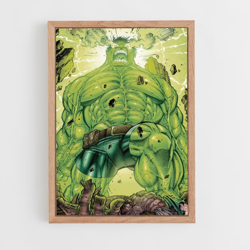 Poster Radioactieve Hulk