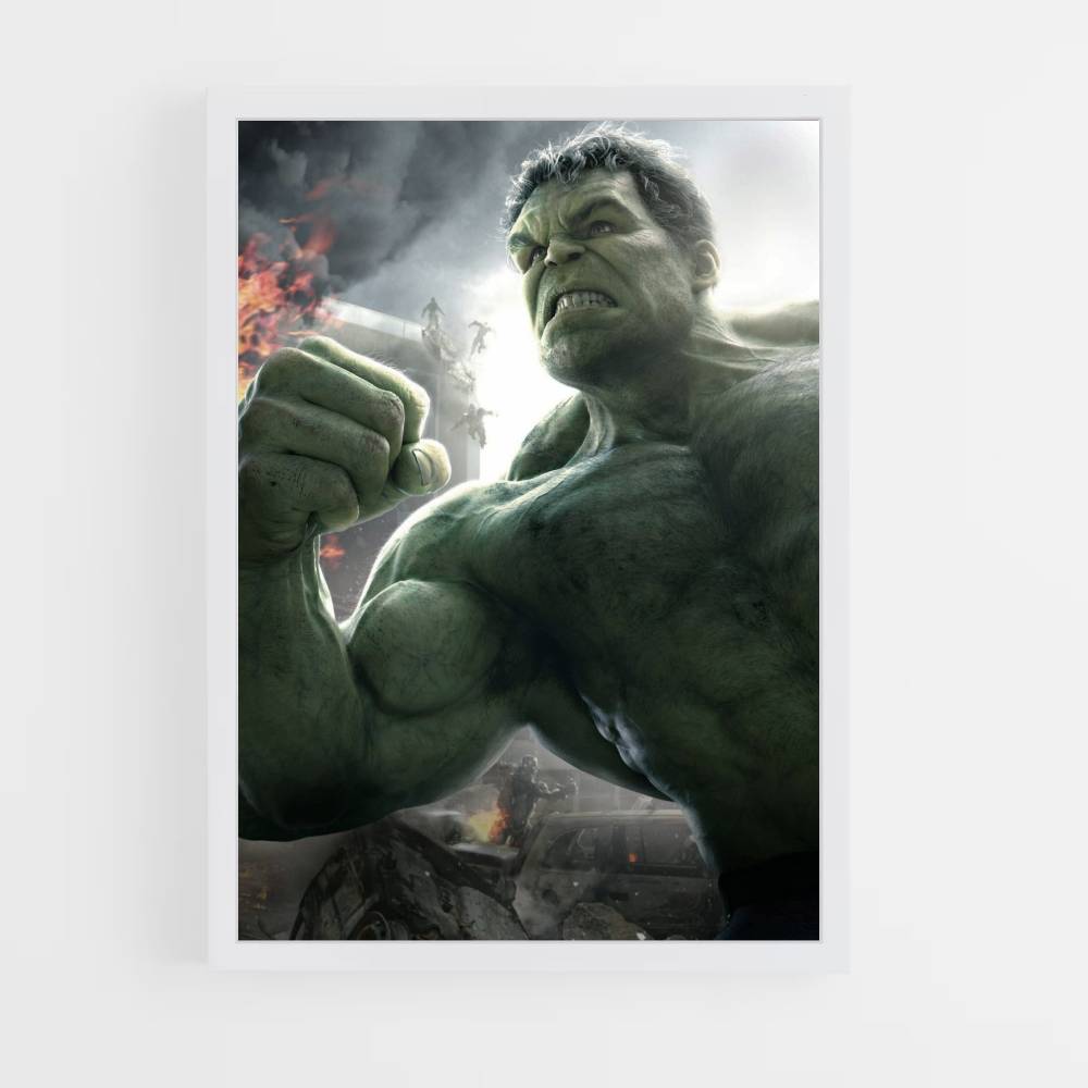 Poster Hulk-gevecht