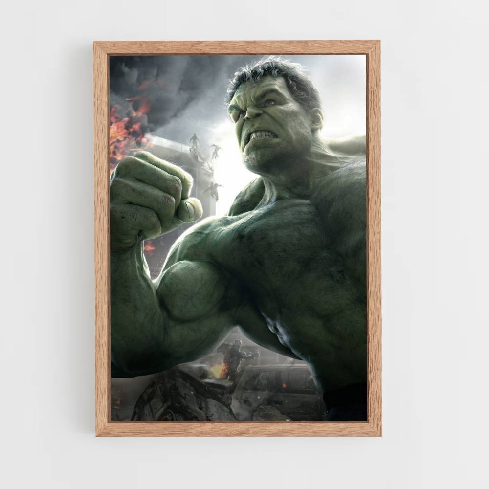 Poster Hulk-gevecht