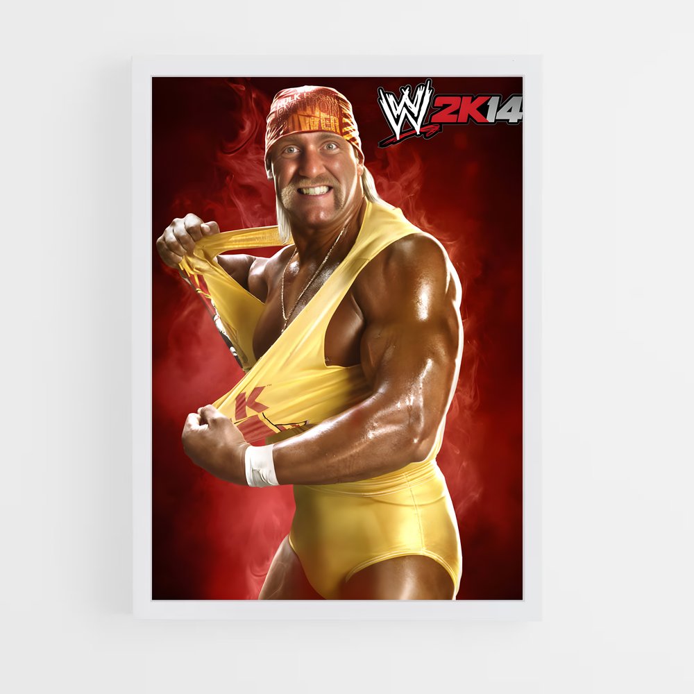 hulk-hogan-4 cadre Blanc