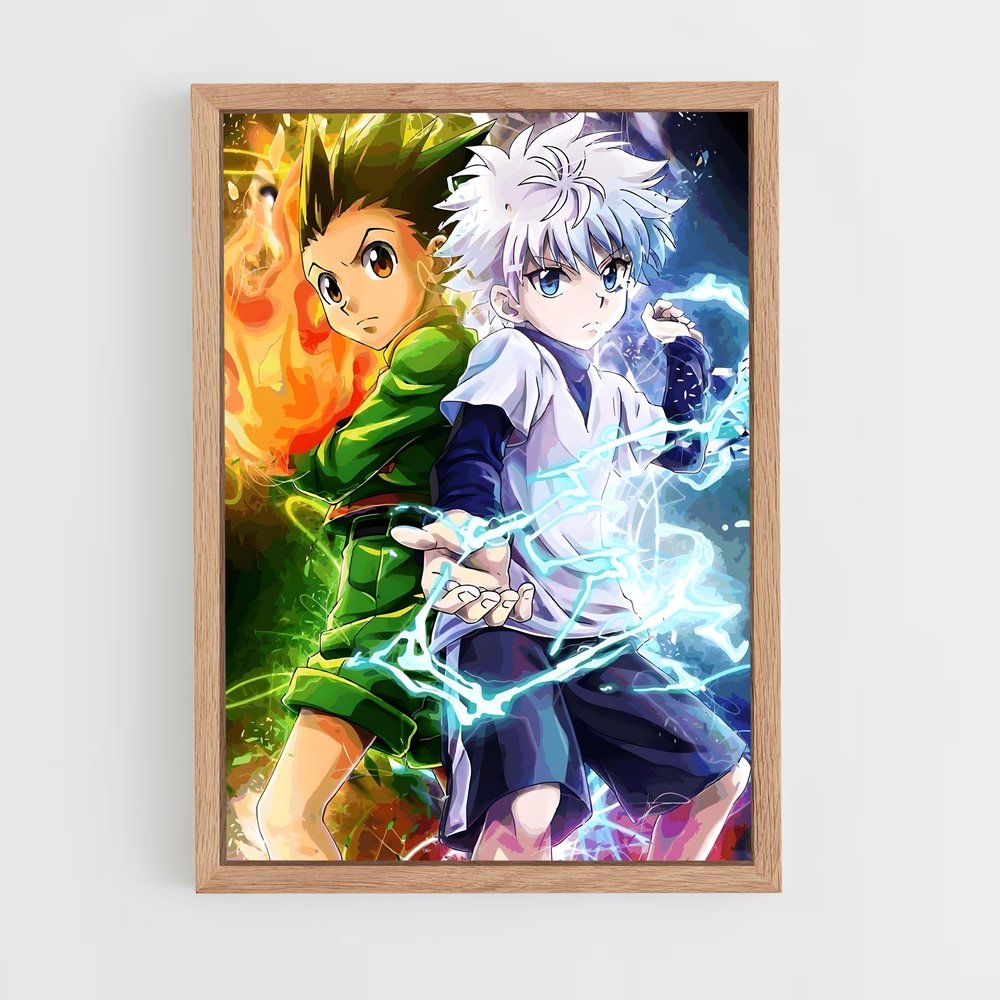 hunter-x-hunter-15 cadre Bois clair