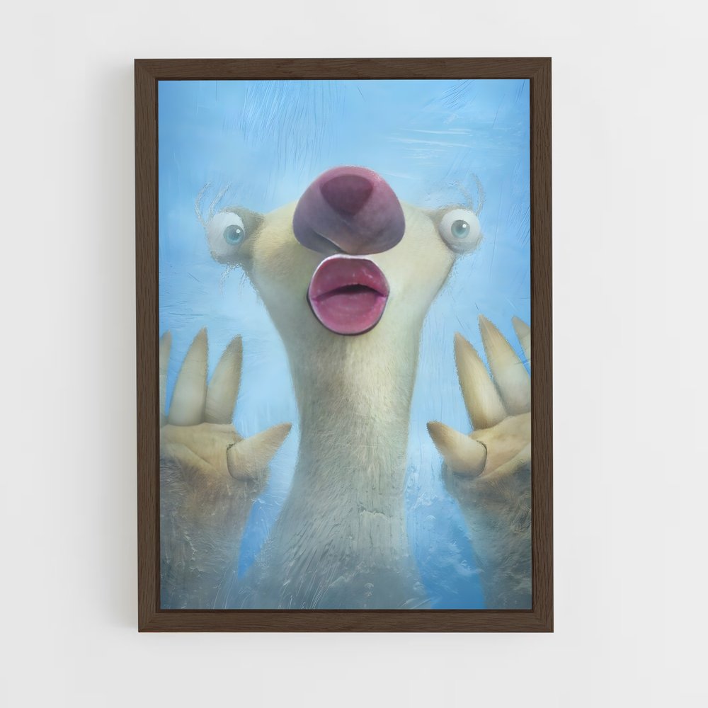 ice-age-2 cadre Bois foncé