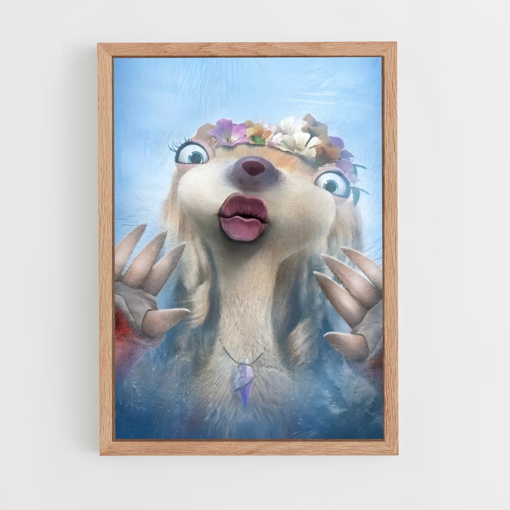 ice-age-5 cadre Bois clair