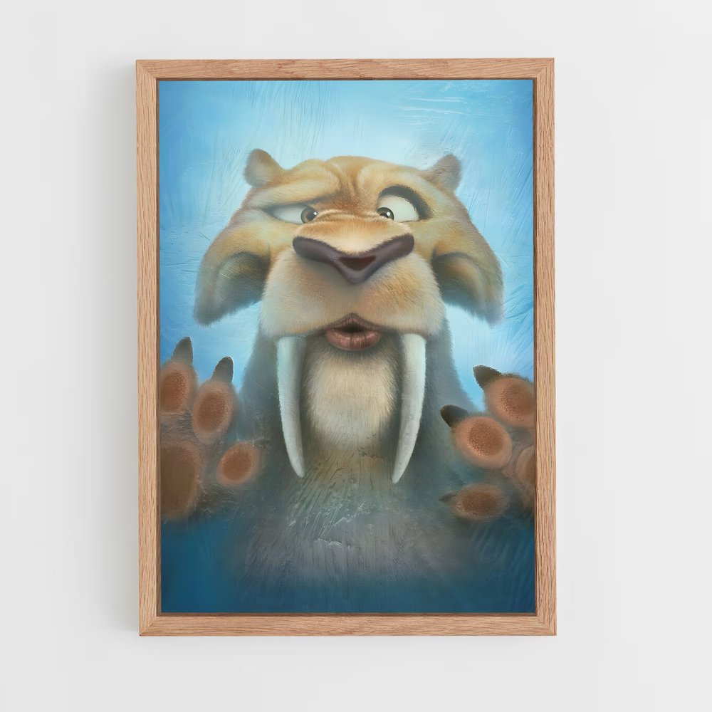 ice-age-6 cadre Bois clair