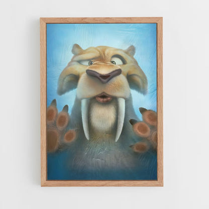ice-age-6 cadre Bois clair