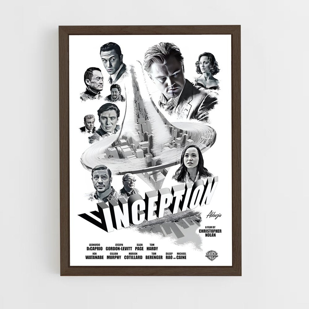 inception-12 cadre Bois foncé