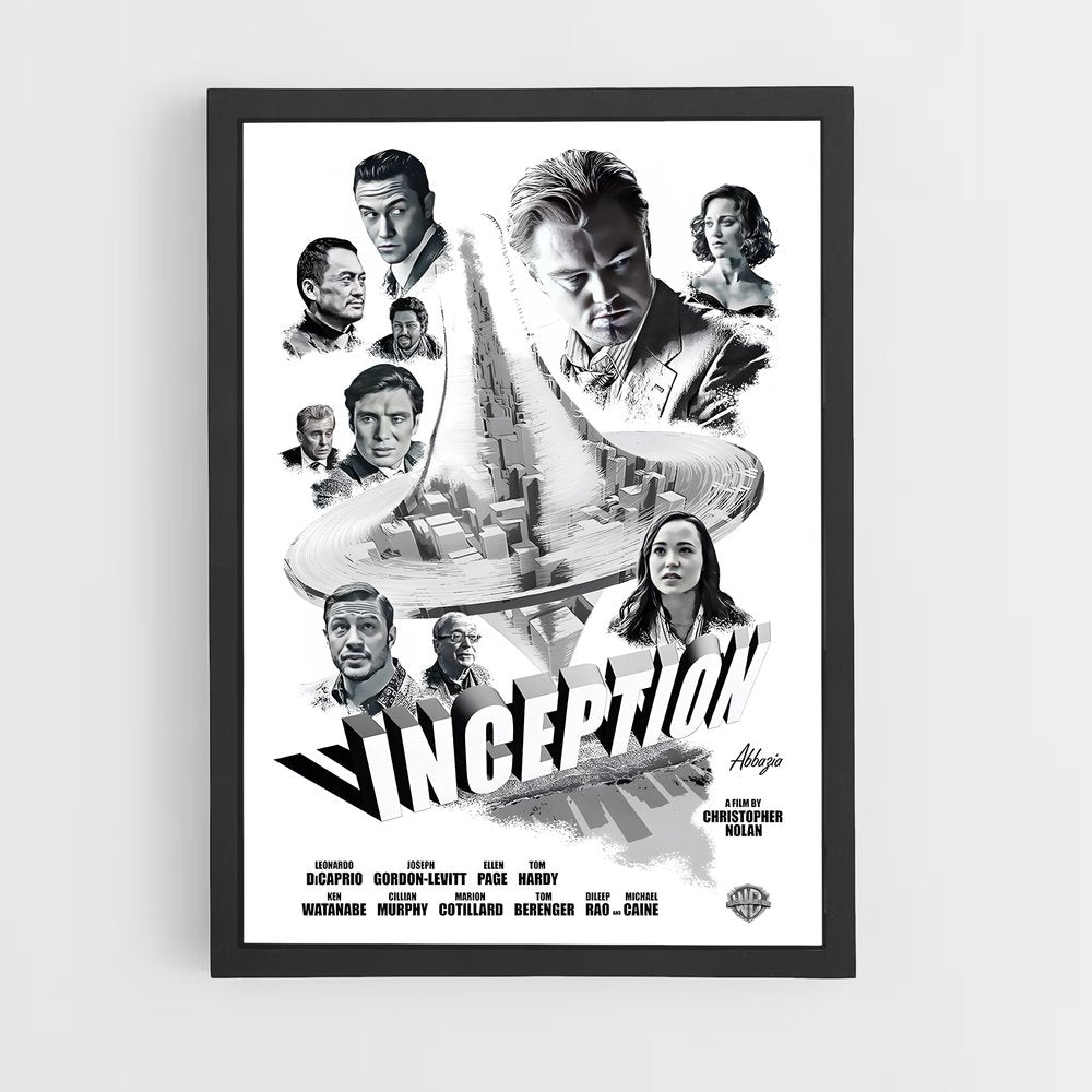 inception-12 cadre Noir
