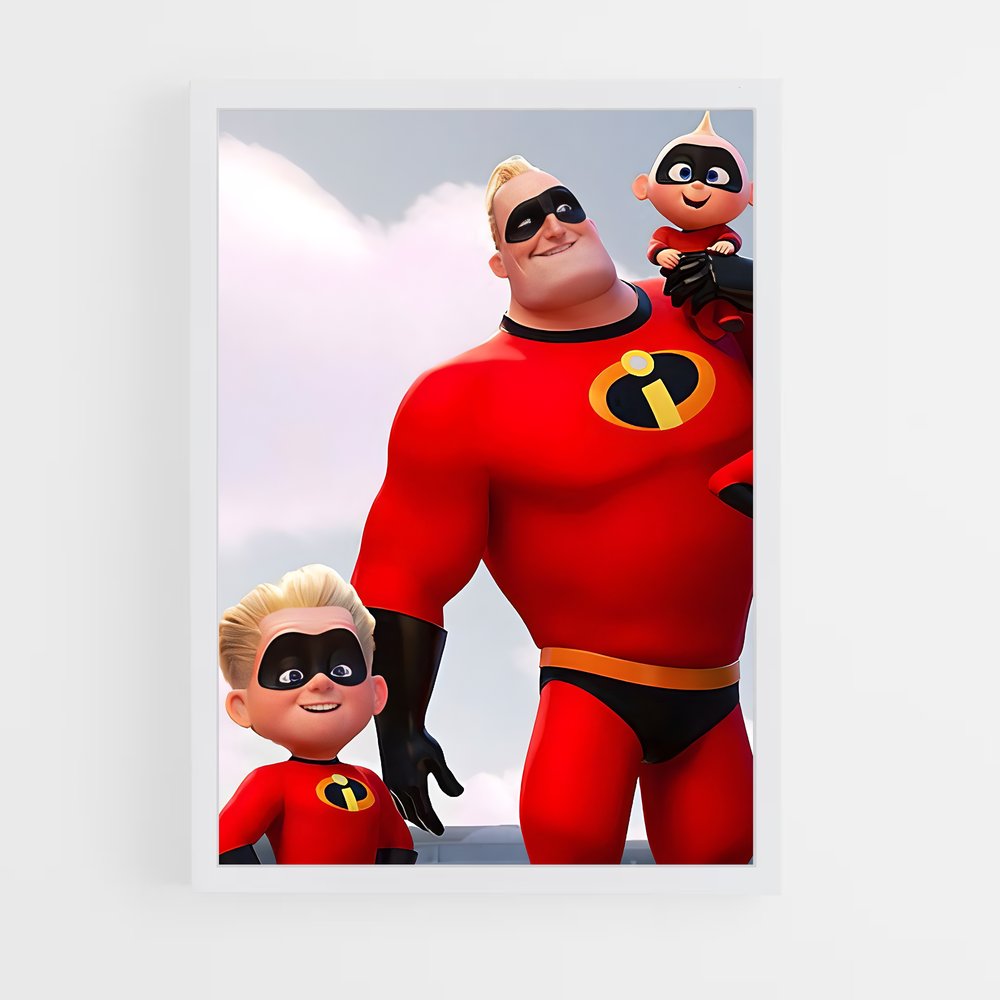 incredibles-10 cadre Blanc