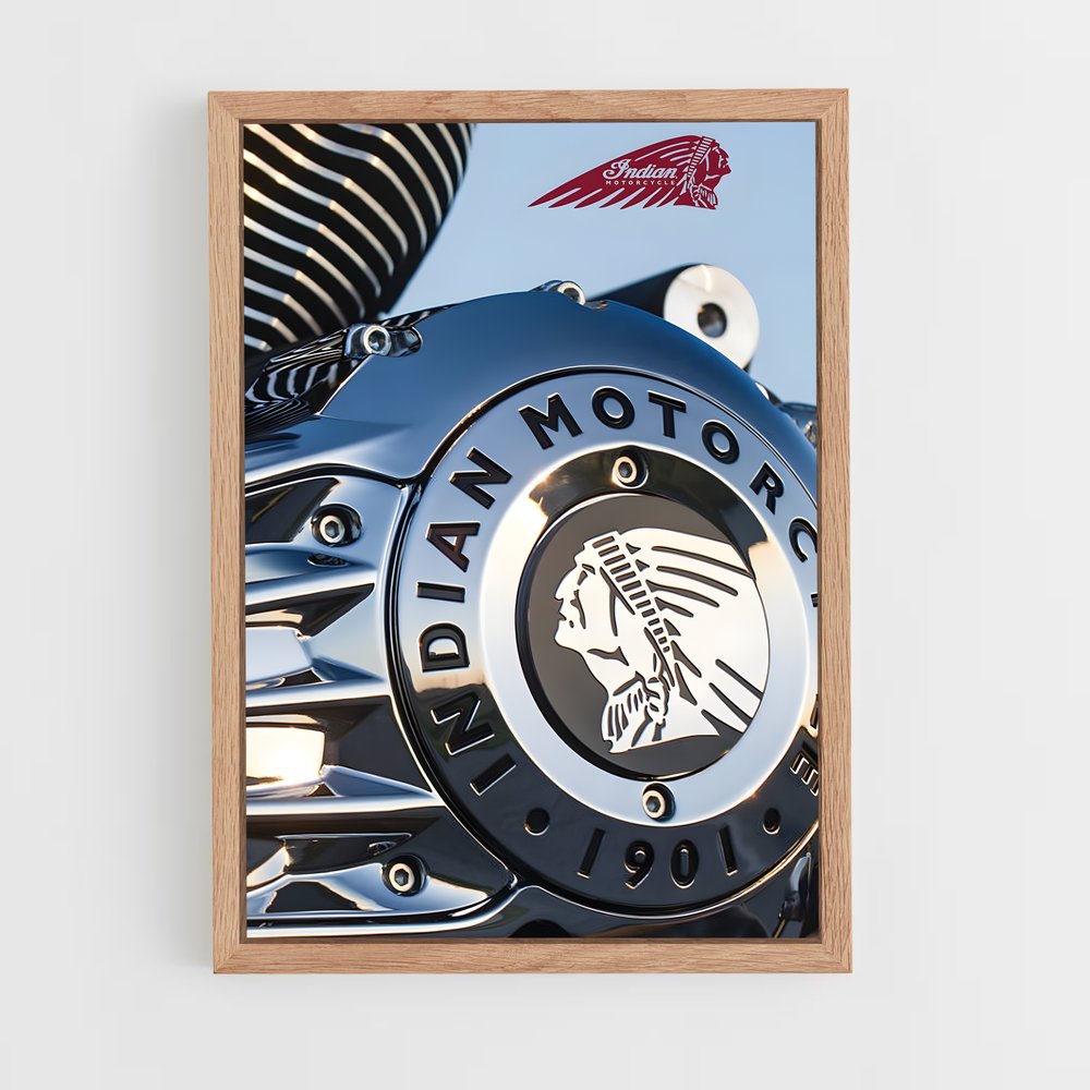 indian-motorcycle-10 cadre Bois clair