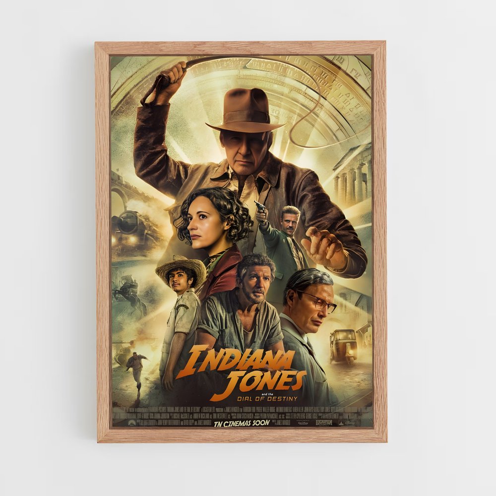 indiana-jones-6 cadre Bois clair