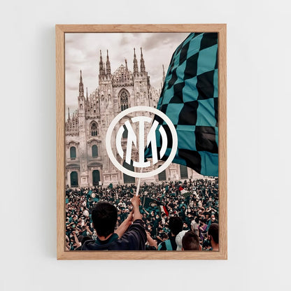 inter-milan-3 cadre Bois clair
